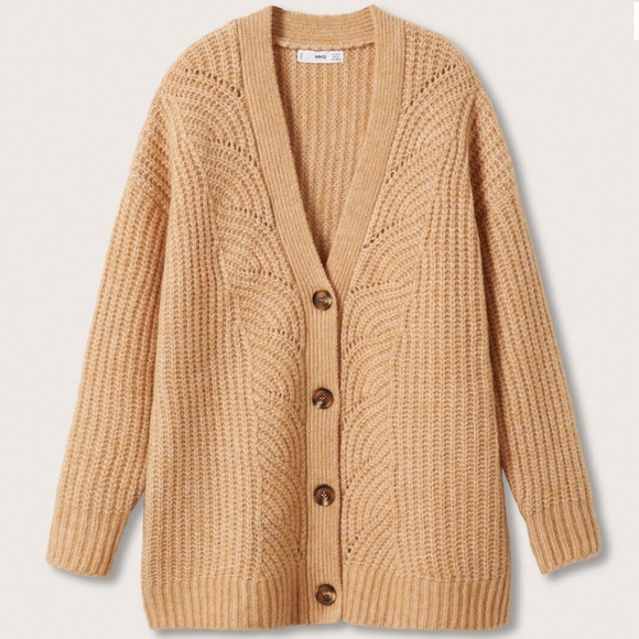 Mango Sweaters - Mango oversized cardigan